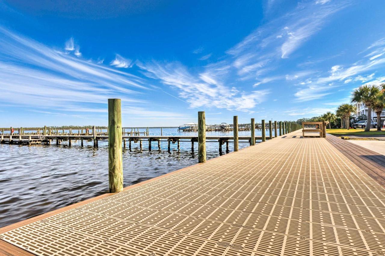 Orange Beach Condo Private Boat Dock And Ramp Bagian luar foto
